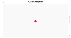Desktop Screenshot of mattcameron.com