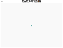 Tablet Screenshot of mattcameron.com